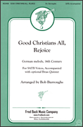Good Christians All Rejoice SATB choral sheet music cover